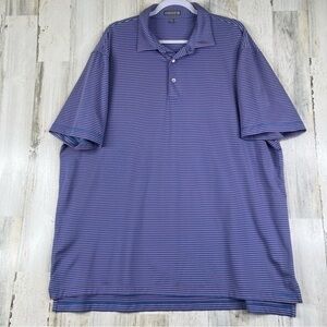 Peter Millar Summer Comfort Mens Short Sleeves‎ Shirt Size 2XL
